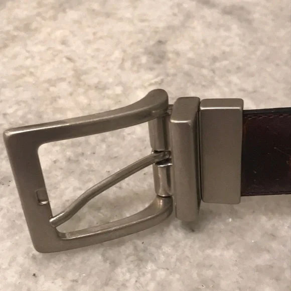 Columbia Leather Belt Mens 38 Brown Braided Woven Business Golf Western Cowboy - Picture 6 of 6